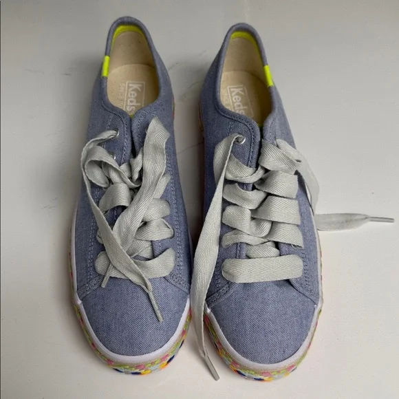 Keds Multicolor Sole Canvas Sneakers - Picture 2 of 5